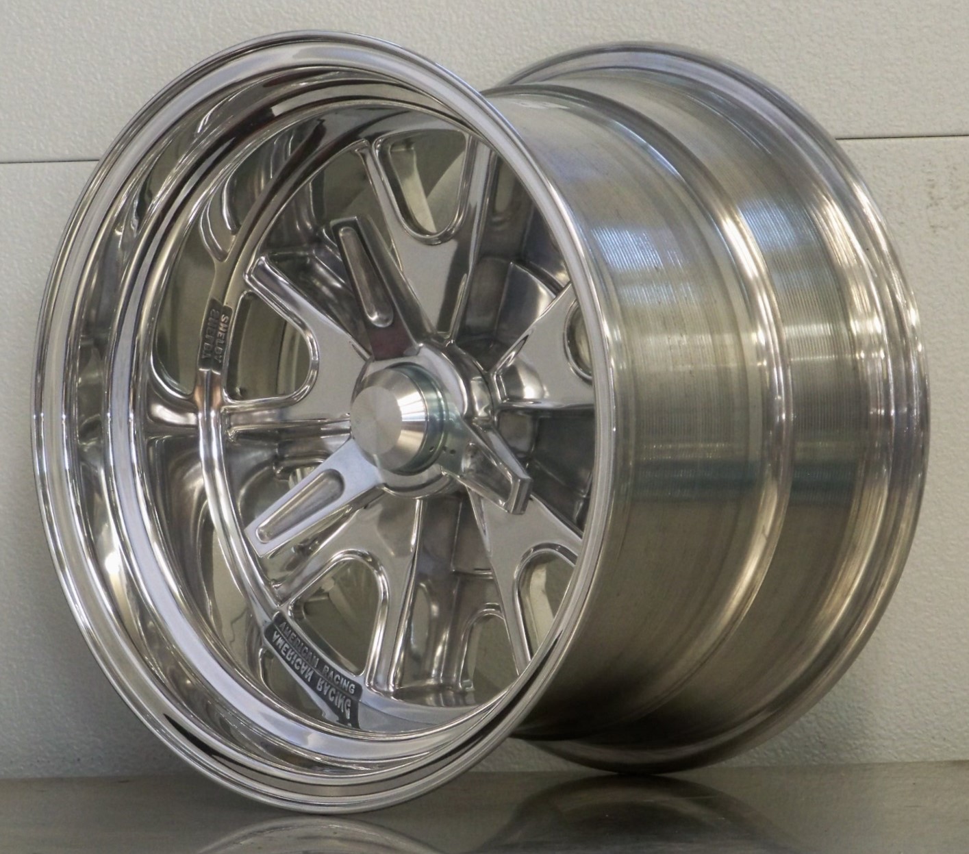 15s 427PD set 4 polished wheels /adapters/spinners Shell Valley